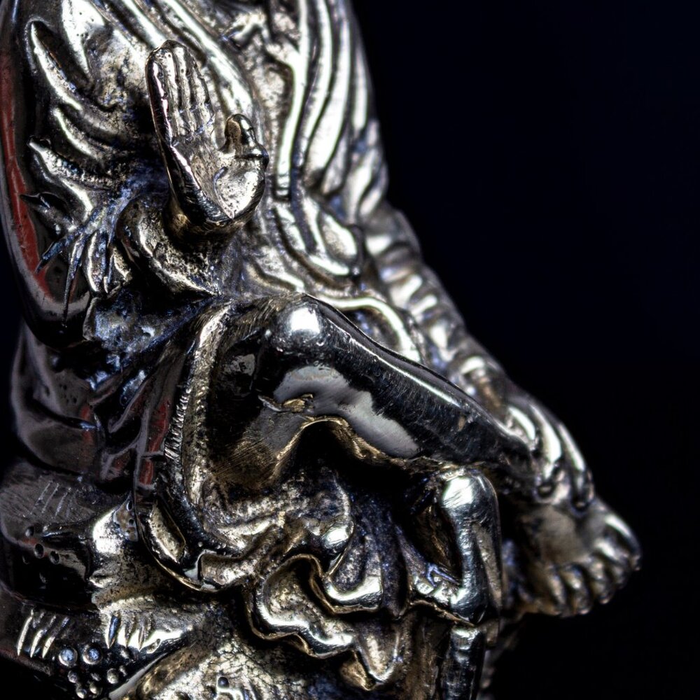 Brass | Sculpture | India Home Decor | Shirdi Sai Baba | Handmade Sculpture - Picture 6 of 10